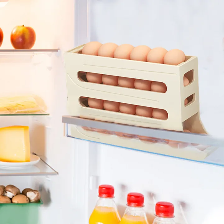 Refrigerator%20Egg%20Storage%204%20Layer%20Automatically%20Rolling%20Eggs%20Dispenser%20Space%20Save%20Egg%20Tray%20For%20Cabinet%20Restaurant%20Kitchen%20-%20Image%202