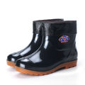 Factory direct wholesale low-cut rain boots, men's cotton dual-purpose low-top rain boots, water shoes, rubber shoes, labor protection work shoes. 
