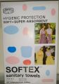 SOFTEX Sanitary Towels (10 TOWELS WITH LOOPS ). 