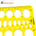 Transparent plastic Ellipse drawing template Oval professional design drawing board 25cm students rulers KJ012.