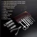 Stainless Steel Professional 12Pcs Tools Set Nail Clippers, Nail Scissors Grooming Kits, Nail Tools,unique, 002.