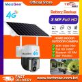 V380 PRO VC3-4G 3MP Sim-Supported Solar Battery Backup PTZ IP Camera Wireless CCTV Security Camera, Waterproof, Two-Way Audio, Motion Detection. 
