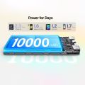 Riversong Horizon 10E Power Bank 10000mAH 2 USB-A output ports USB to Type-C cable.