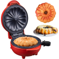 Mini Cake Maker Double-Sided Heating Portable Bundts Cake Maker Electric Cupcake Maker for Breakfast Snacks EU Plug.