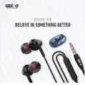 GEEOO X10-Powerful Sound and Strong Bass Wired Earphone - Headphone With Plastic Caching.