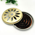 Mosquito coil holder with cover and mosquito coil tray with ash tray Portable serrated mosquito coil tray with cover Mosquito coil box with ash tray. 