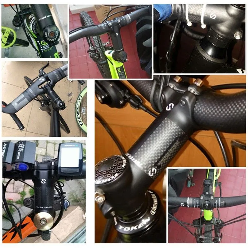 Bicycle Stem Clamp Adjustable Bike Handlebar Stem 80mm Suitable for  Mountain Bike, Road Bike, MTB, BMX, Fixie