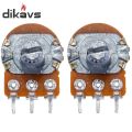 3Pcs- 3 Pin 50K Potentiometer Panel Mount 50K Ohm 1/2 Watt 3 Terminal Single Gang Linear Taper Rotary Potentiometer 50K Ohm Adjustable Variable Resistor Potentiometer Pot Electrical Circuitry & Parts. 