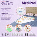 Medipad 34"x36" - Urine Mat - Reusable Waterproof Bed Pads with Non-Slip Back for Elder, Adult, Kids, Women. 
