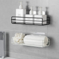 1PC Punch-free bathroom shelf storage organizer shower wall shelf storage box kitchen basket bathroom accessories WJ102813.