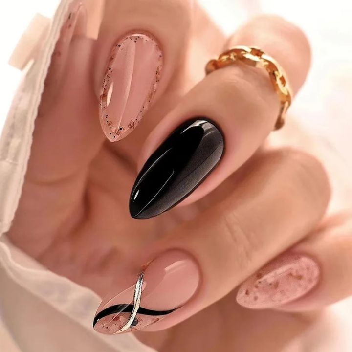 24Pcs/Box%20Almond%20Round%20False%20Nails%20Detachable%20Stiletto%20Nails%20Full%20Cover%20French%20Ballerina%20Women%20Girls%20Nail%20Tips%20Press%20Nails%20-%20Image%206
