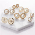 【Fast and Free Delivery】 6 Pairs Elegant Sign Ears Tiny Studs Earrings-MOILY. 