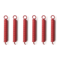 6 in 1 Pack Noiseless Tremolo Springs Electric Guitar Bridge Spring Bridge Retractor Spring Fits FR, TS, NR, DP Style Guitars Red. 