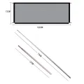 Magic Gate Portable Folding Mesh Baby Safety Fencing Gate Protection Indoor and Outdoor Safe Guard for Kids and Pets. 