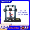 FDM 3D Printer Geeetech Upgrated Version A20T A10T A10M Mizar M 3D Printer Dual Triple Color Mixing, High precision 3d printing.