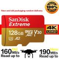 Sandisk Original Memory Card Extreme Micro SD Card A2 A1 V30 U3 Flash Cards 64GB 32GB TF Card 128GB Memory Microsd For DJI. 