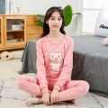 Teen Boys Girls Pajamas New Autumn Long Sleeves Children's Clothing Sleepwear Cotton Pyjamas Sets For Kids 10 13 15 17 19 Years.