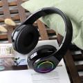 Wireless Bluetooth Headphones B39 Colored LED Lights Gaming Over-Ear Headset Stereo Headphone with mp3 Player Foldable Earphone. 