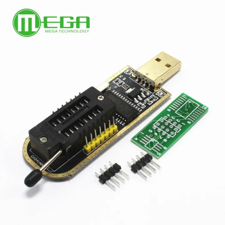 Rom Programmer 【Alizeker Mall】CH341A 25 EEP ROM Flash USB Programmer with Software ...