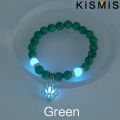 KIIS 1PC Natural Stone Bracelet Luminous Bracelet Charm Bead Bracelet for Men and Women Bracelets Chakra Healing Bracelet.