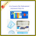 Livo Geometry Box Mathematical Instruments 10 pcs Set.
