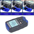 Optical Fiber Power Meter 10KM 10 Wavelengths Universal Optical Multimeter with for Maintenance(AUA DC70(-70-+10DBm)). 