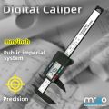 Caliber Digital Caliper Vernier Tools Ruler Pachometer Digital Barbell Micrometer Electronic Caliper Plastic Handle Calibrator-0-100mm Black.