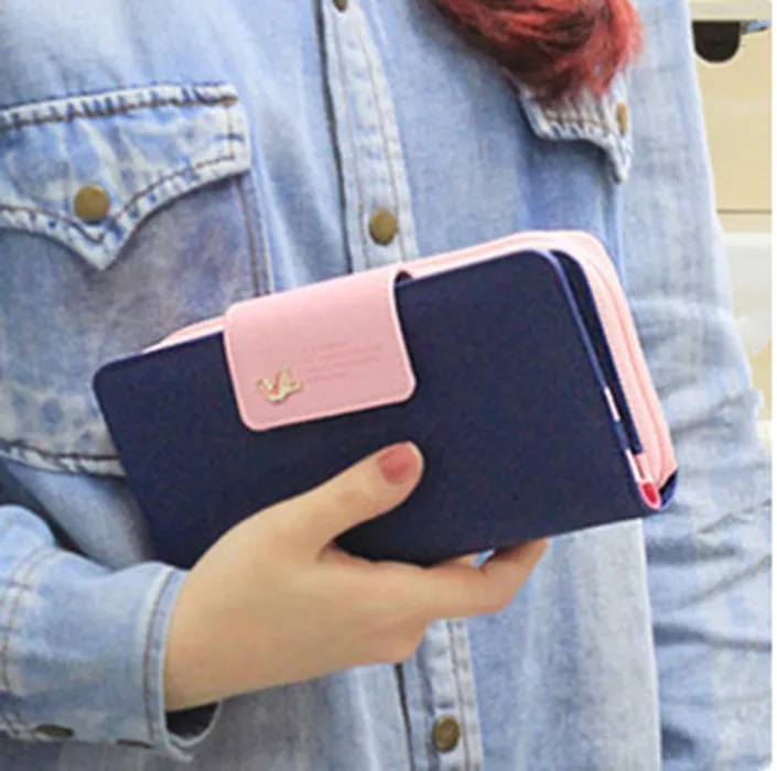 Wholesale%20Korean%20Style%20Long%20Wallet%20Women's%20Coin%20Purse%20Large%20Capacity%20Flying%20Bird%20Hasp%20Clutch%20New%20Mobile%20Phone%20Bag%20-%20Image%204
