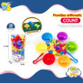 Early education soft rubber suction cups, animal rainbow counting, color and shape classification, STEM puzzle children's toys. 