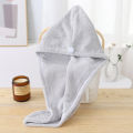 Japanese-style MUJI simple shower hat good product solid color bath washing, super absorbent dry hair hat, head hat.