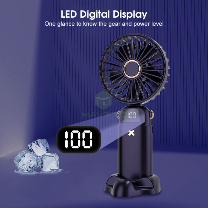 Maytto%20Portable%20Fan%20LED%20Digital%20Display%20Foldable%20Handheld%20Fan%2090%C2%B0Telescopic%20Folding%20Fan%205%20Wind%20Speed%20Dormitory%20Rechargeable%20Fan%20Quiet%20Fashion%20Fan%20Low%20Noise%20Flexible%20Fan%20Hang%20Neck%20/%20Handheld%20/%20Desktop%20Fan%20Pocket%20Size%20for%20Indoor%20Outdoor%20-%20Image%203