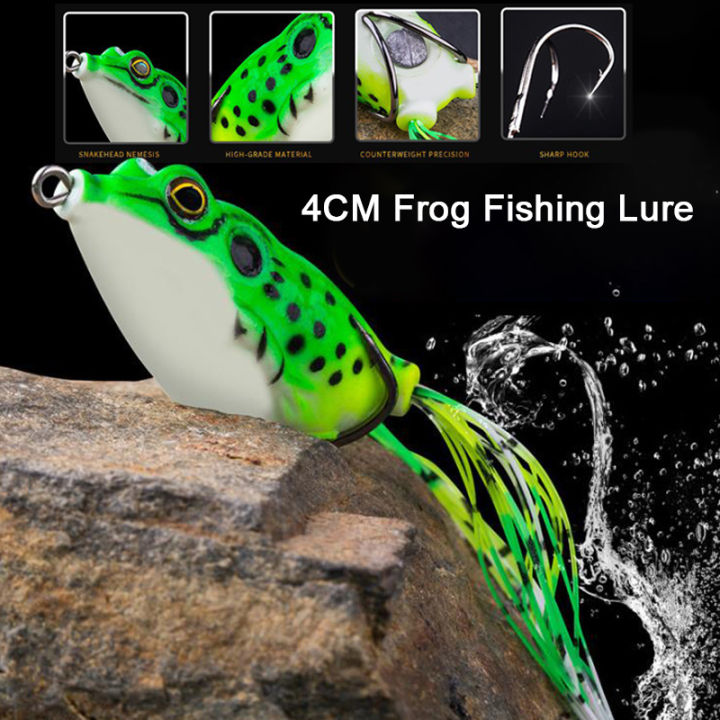 4cm 5g Frog Lures Soft Baits Floating Fishing Lure Top Water Bait Frog Tool Fullhouse
