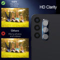 Relaxtoo for Samsung Galaxy S23 fe HD camera lens protective glass back cover for Samsung Galaxy s23fe anti-fall back lens case.