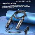 ZT Plus RE-NY060 New Wireless Neckband 200 Long Battery Life with LED Display TF Card Slot  Noise Cancelling Headphone. 