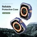 DUX DUCIS Tamo Series Hollow PC + TPU Watch Protective Case For Apple Watch Ultra 2 49mm / Ultra 49mm.