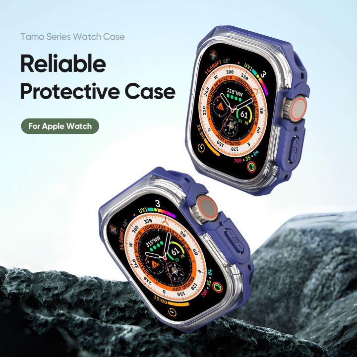 DUX%20DUCIS%20Tamo%20Series%20Hollow%20PC%20+%20TPU%20Watch%20Protective%20Case%20For%20Apple%20Watch%20Ultra%202%2049mm%20/%20Ultra%2049mm%20-%20Image%203