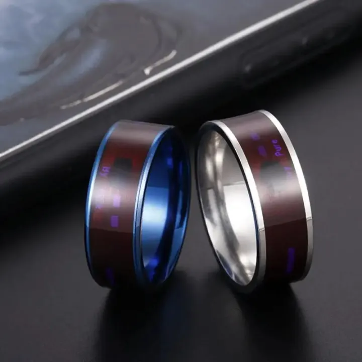 1~6PCS%20Fashion%20Men's%20Wear%20NFC%20Smart%20Ring%20Stainless%20Steel%20Pay%20Finger%20Digital%20Ring%20for%20Android%20Phones%20with%20Functional%20Couple%20-%20Image%202