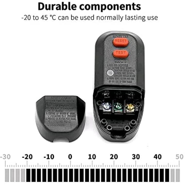 ARELENE%20GFCI%20Replacement%20Plug%20Assembly%203-Prongs%2015A%203-Wires%20with%20Ground%20Fault%20Circuit%20Interrupter%20Safety%20RCD%20Protection%20US%20Plug%20-%20Image%206