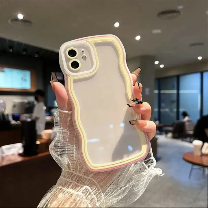 Case%20For%20OPPO%20A71%20A74%20A95%20A76%20A96%20A83%20A52%20A72%20A92%20A5%202020%20A9%202020%20A93%20Cover%20Candy%20Bumper%20Transparent%20Phone%20Case%20Soft%20Wavy%20Lines%20-%20Image%202