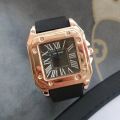 New Silicone Watch Tank Square Large Watch Men's Quartz Watch Fashion Casual Watch Classic Watch. 