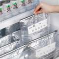 10/60pcs Frozen Food Packaging Pouches Aluminum Foil Ziplock Freezer Bags for Meat Sea Food Fish Chicken Vegetable Fruit.