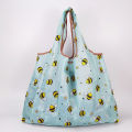 Oversized Cartoon Japan Folding Eco-Friendly Shopping Bag Waterproof Nylon Grocery Bag Storage Bag Mickey Head Tote Bag.