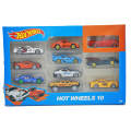 Hot Wheel Set - 10Pc Die Cast Car Hot Wheel Gift Set - Not Original - China Imported.