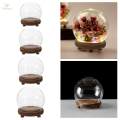 Glass Display Micro Landscape DIY Decorative Clear Dome for Photos Medals Decoration Home 10cm. 
