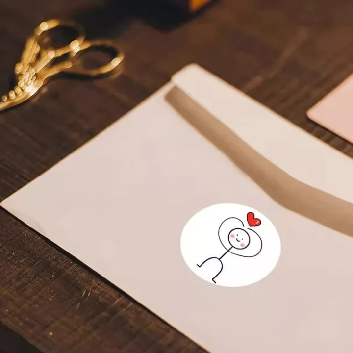 2rolls%20Match%20Man%20Stickers%20Cartoon%20Cute%20Creative%20Label%20Round%20Stickers%20Children's%20Journal%20Diary%20Sealing%20Stickers%20Gift%20Sticker%20-%20Image%207