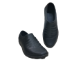 Fashion Soild Black Rubber shoes for Men. 