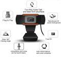USB 2.0 Webcam Web Camera Digital Video Webcamera HD Megapixels with Built-in noise Microphone for Computer PC Laptop.