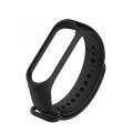 Xiaomi Mi Band 5/6/7 Selicon belt -Black. 