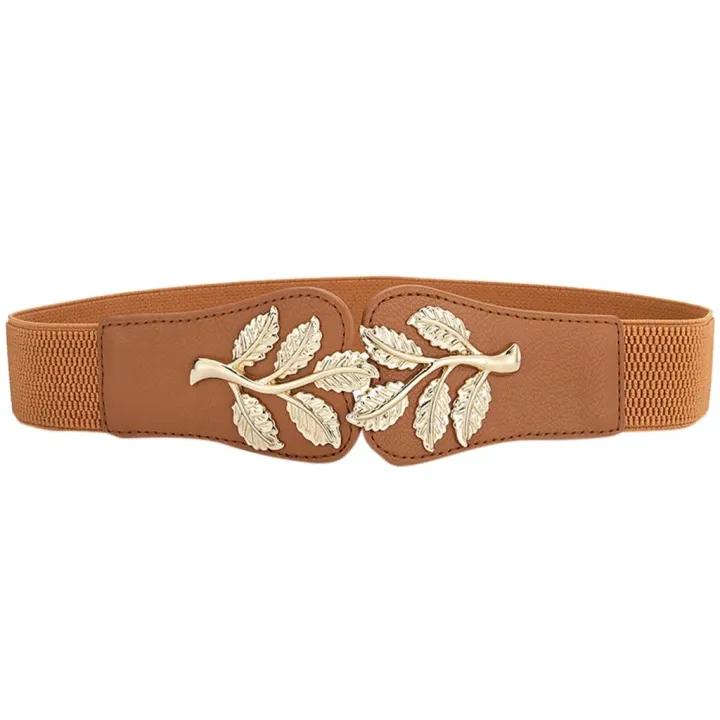 %E3%80%90beauty%20code%20store%E3%80%91Leaf%20Belts%20For%20Women%20Gold%20Buckle%20Ladies%20Stretch%20Elastic%20Waist%20Belt%20For%20Dress%20Plus%20Size%20Female%20Waistband%20-%20Image%203