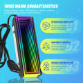 5V ARGB Sync Computer 2280 SSD M2 Radiator PC RGB M.2 Nvme Cooling A. 